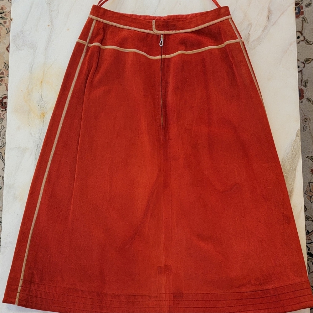 Rare Vintage Bonnie Cashin Leather Skirt - Picture 13 of 15